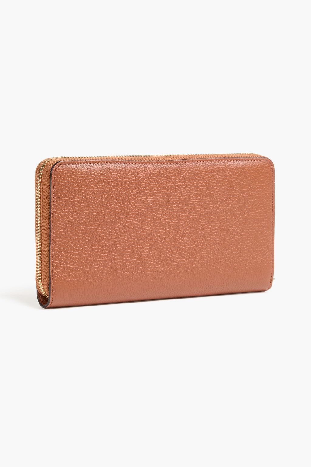 SERAPIAN ぺブル加工レザー コンチネンタルウォレット