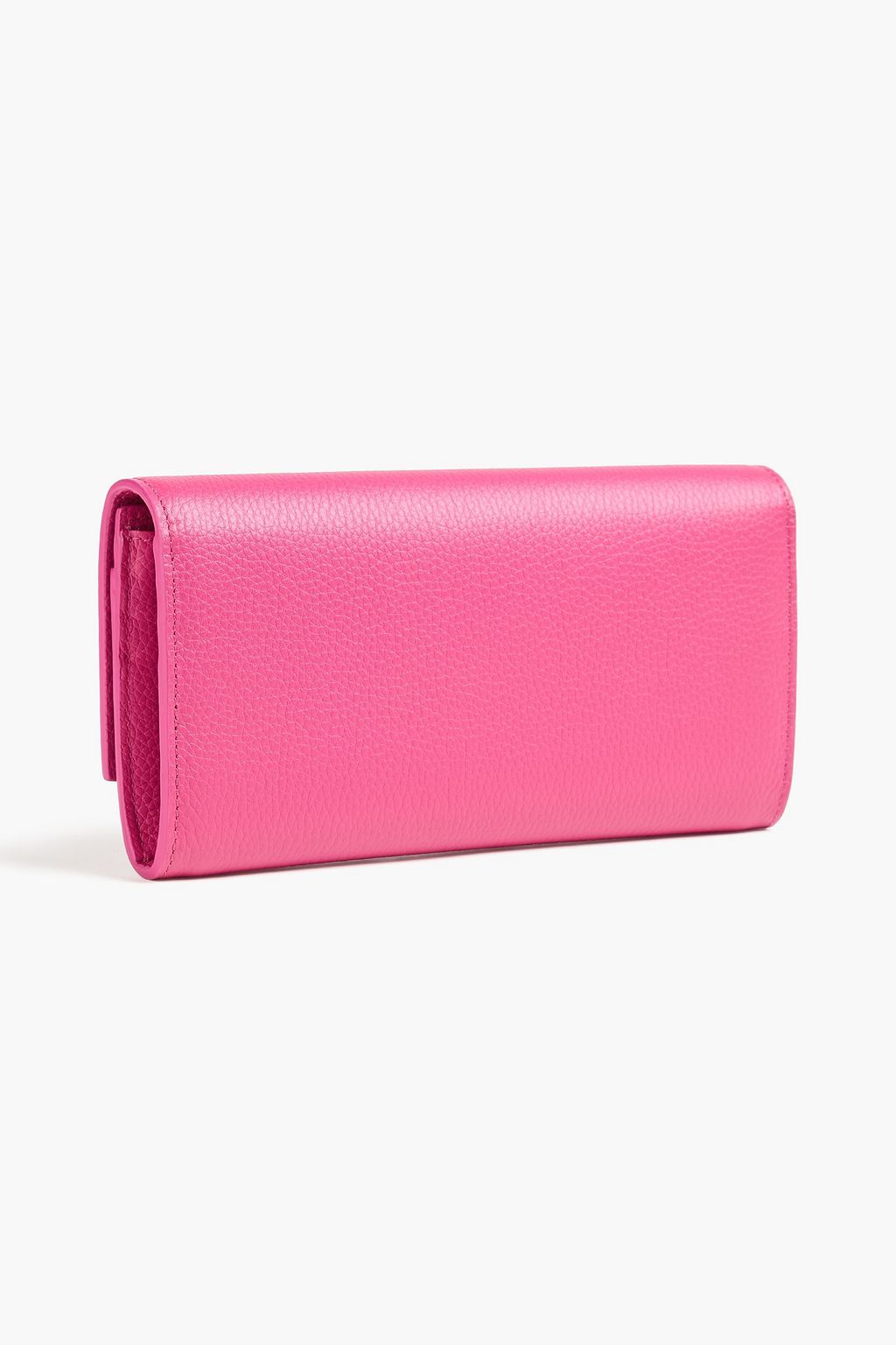 SERAPIAN ぺブル加工レザー コンチネンタルウォレット