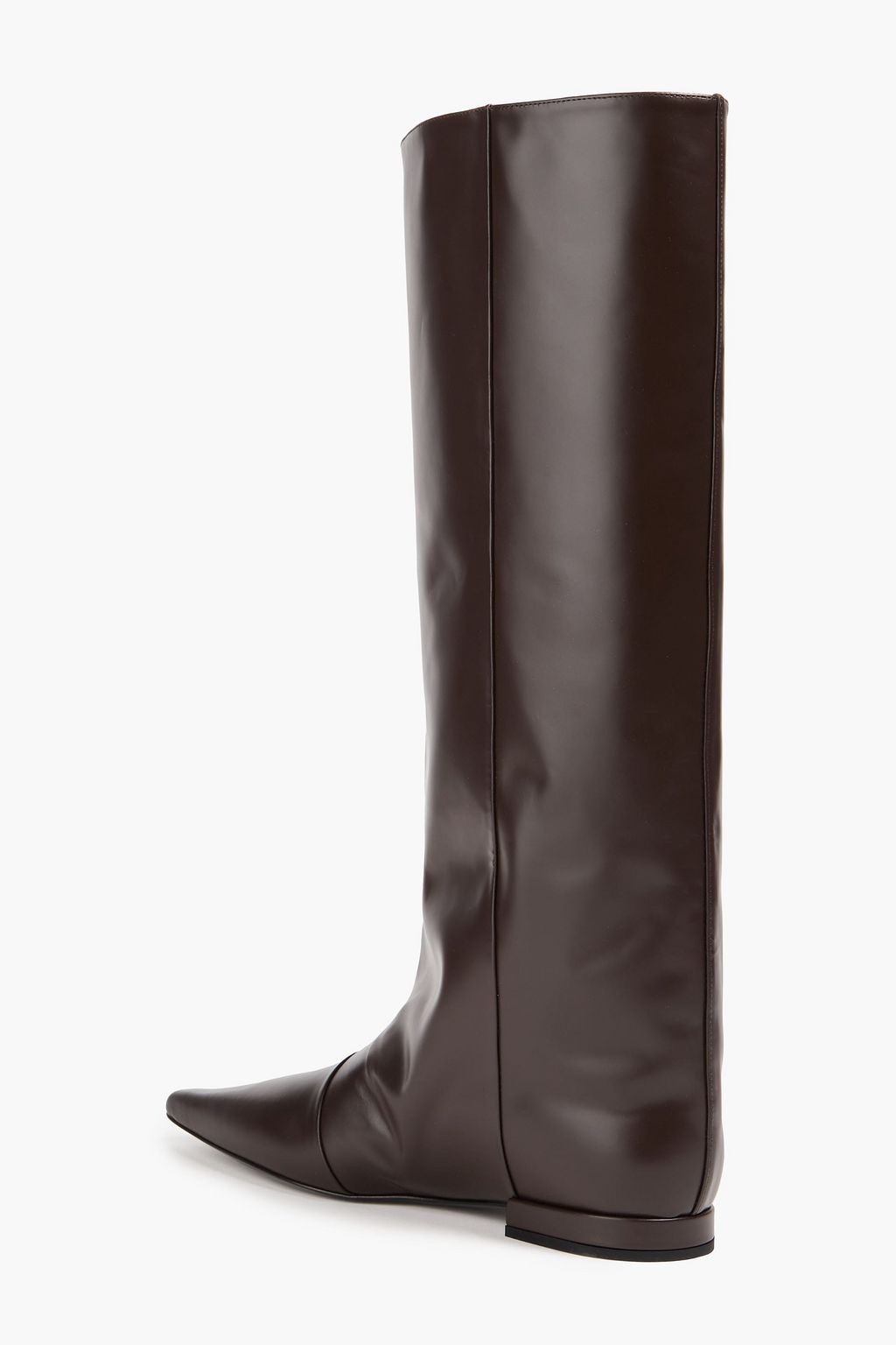 LOULOU STUDIO Lirone glossed-leather boots