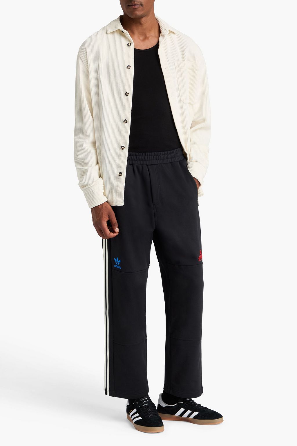 ADIDAS ORIGINALS X 100 THIEVES Twill track pants