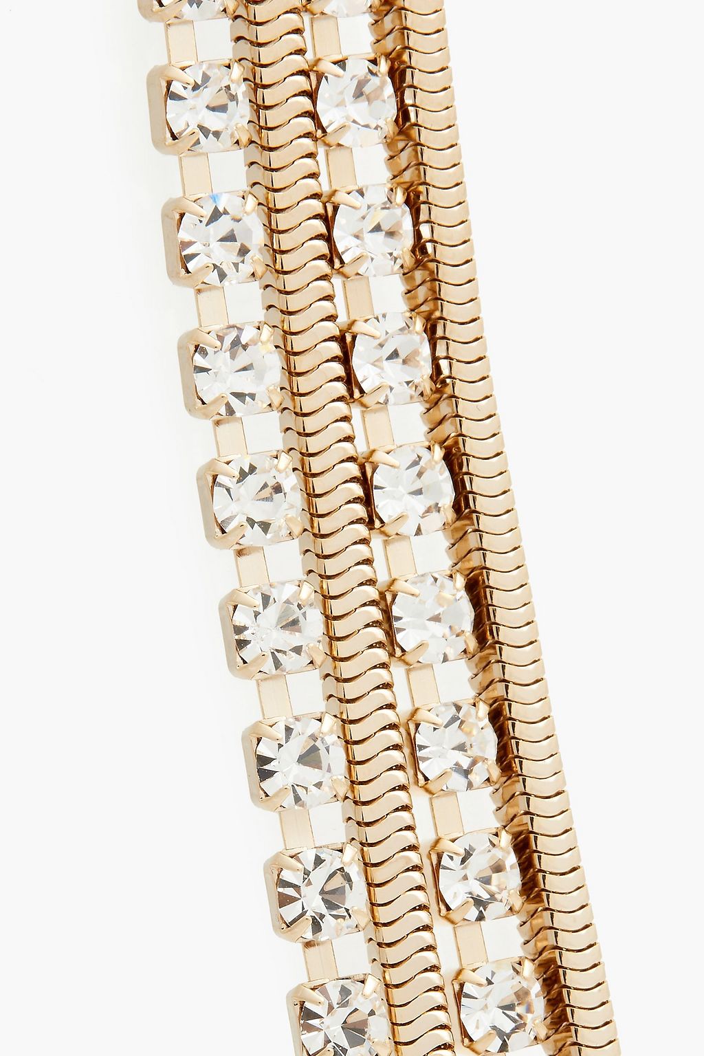 ROSANTICA Gold-tone crystal earrings