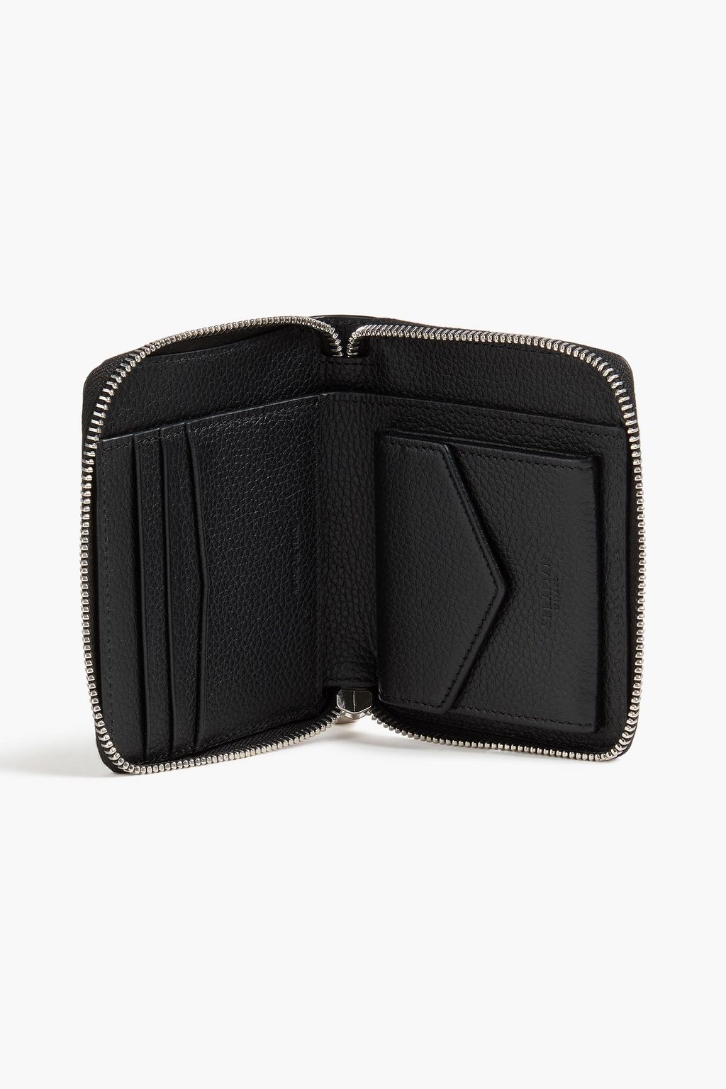 SERAPIAN ペブル加工レザー ウォレット