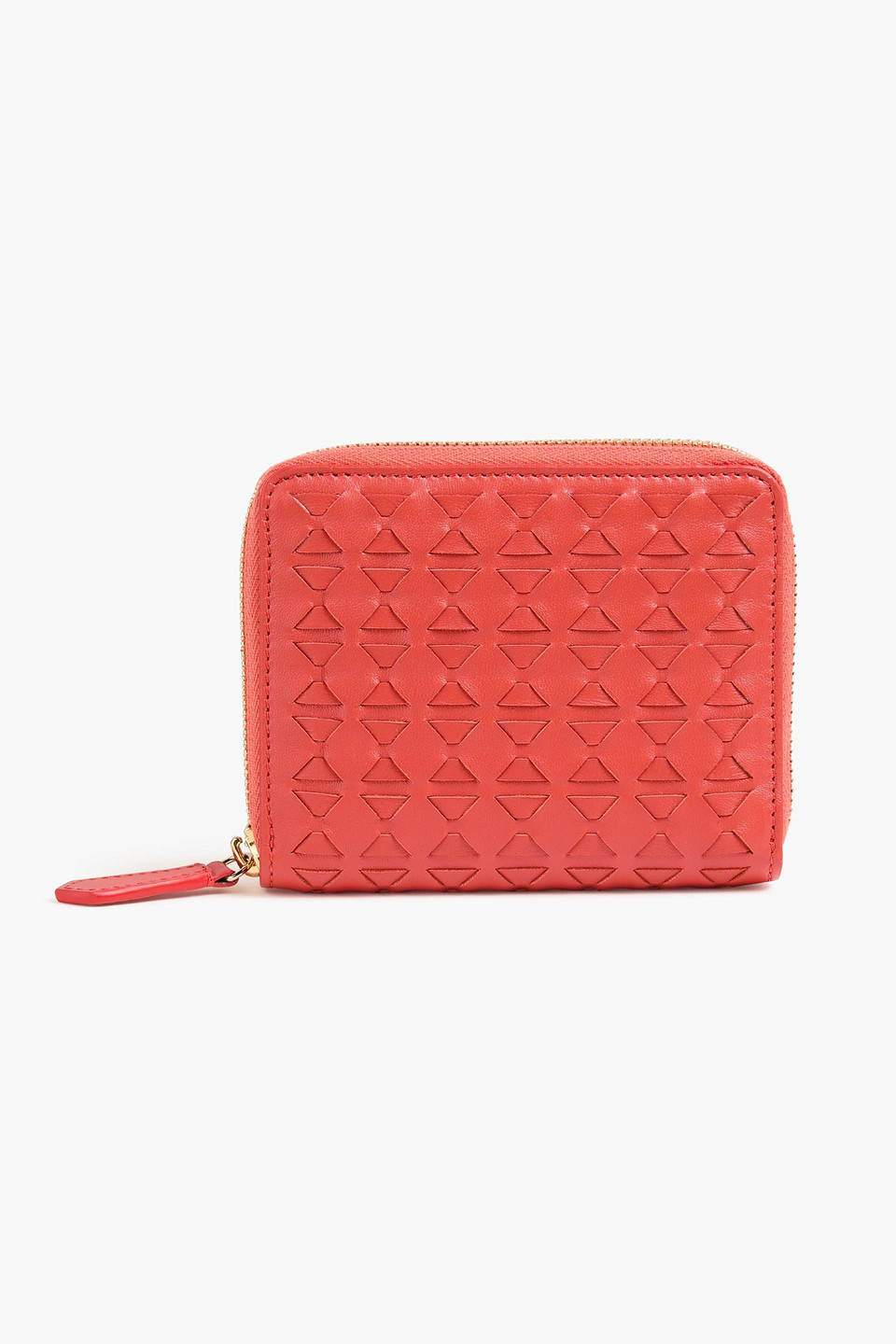 Serapian Mosaico Woven Leather Wallet
