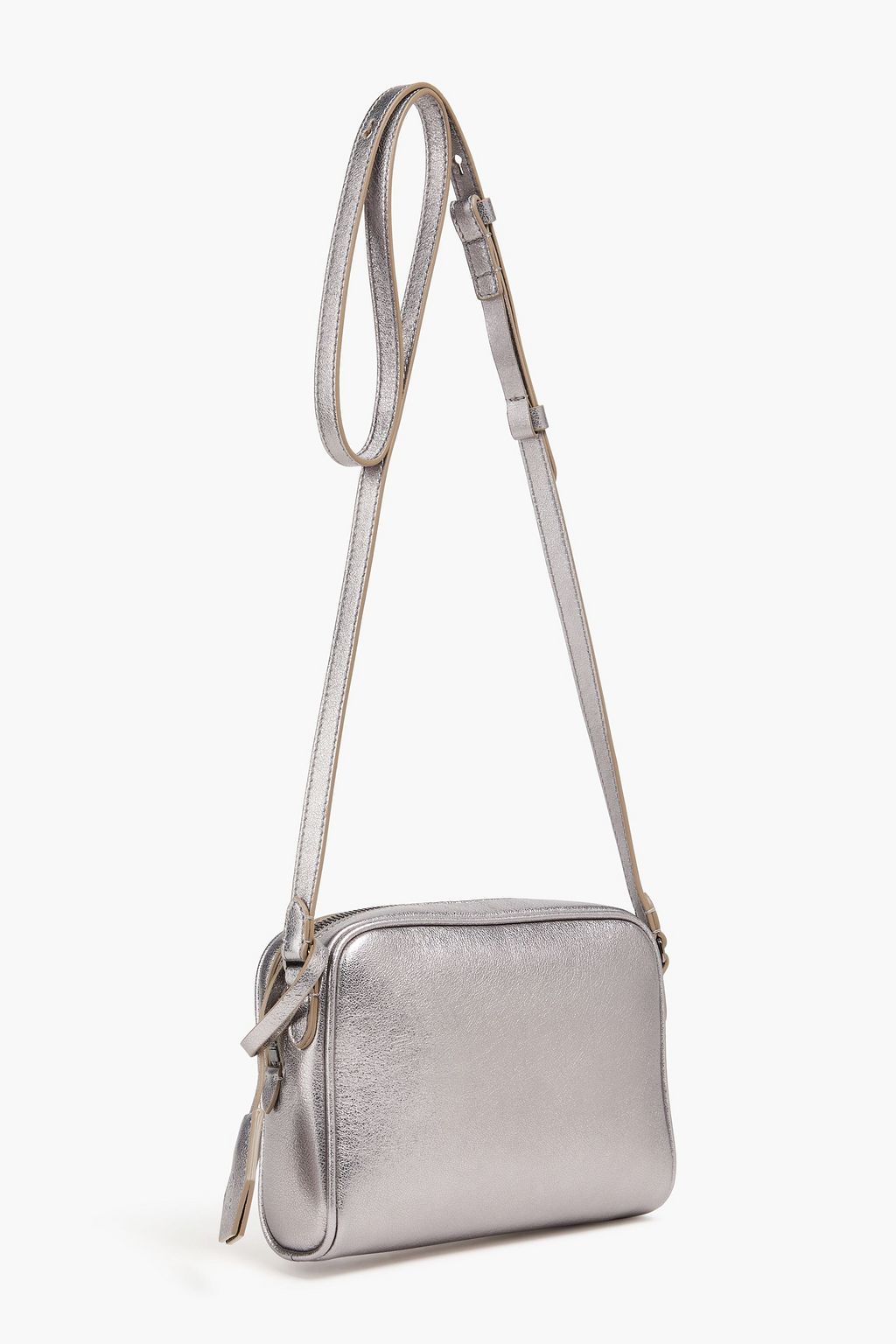 BRUNELLO CUCINELLI レザー クロスボディバッグ メタリック