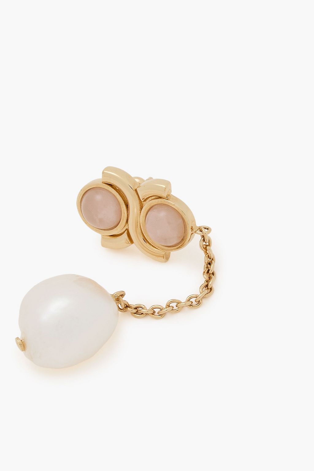 CHLOÉ Marcie gold-tone pearl earrings