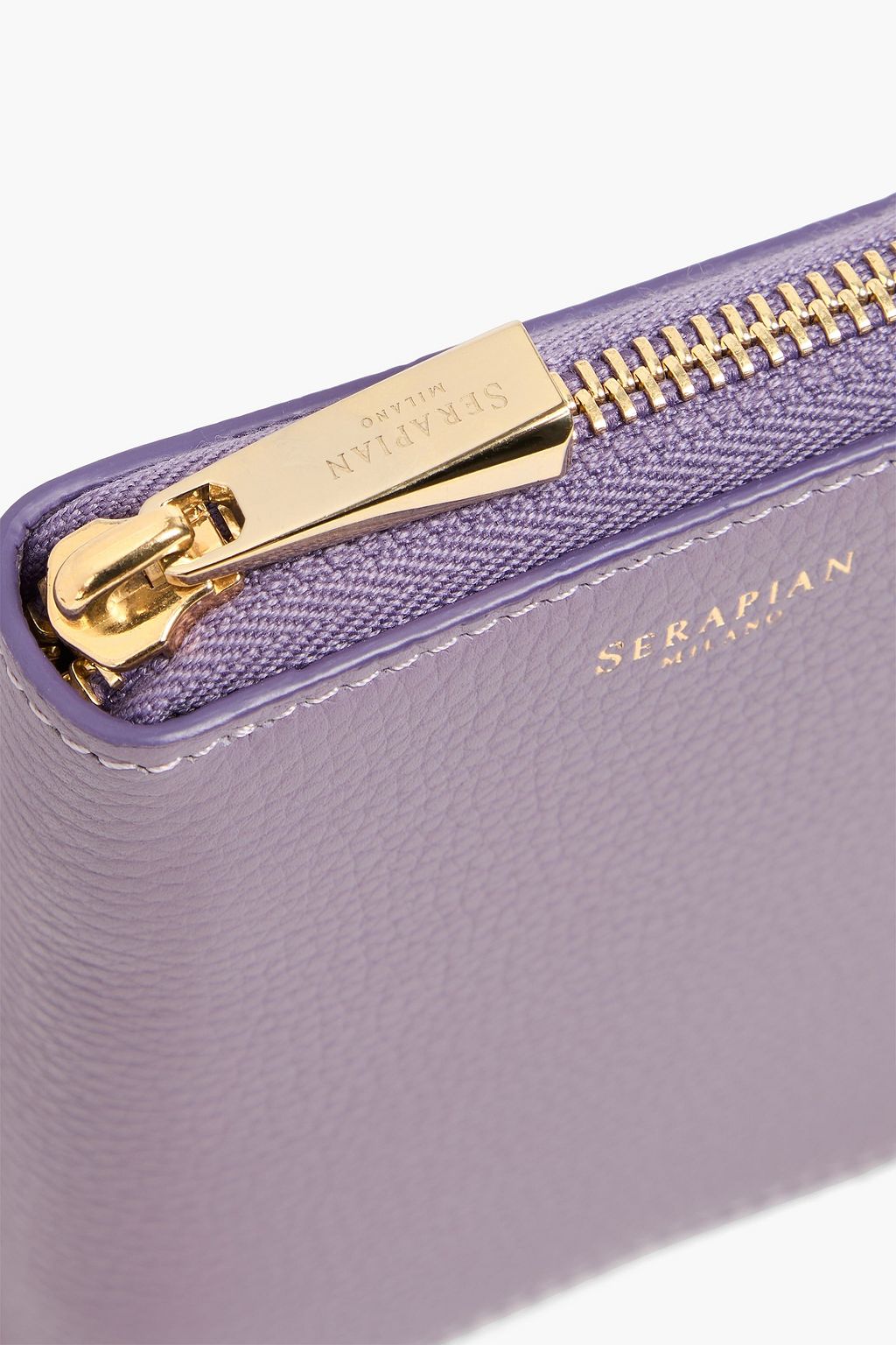 SERAPIAN ペブル加工レザー ウォレット