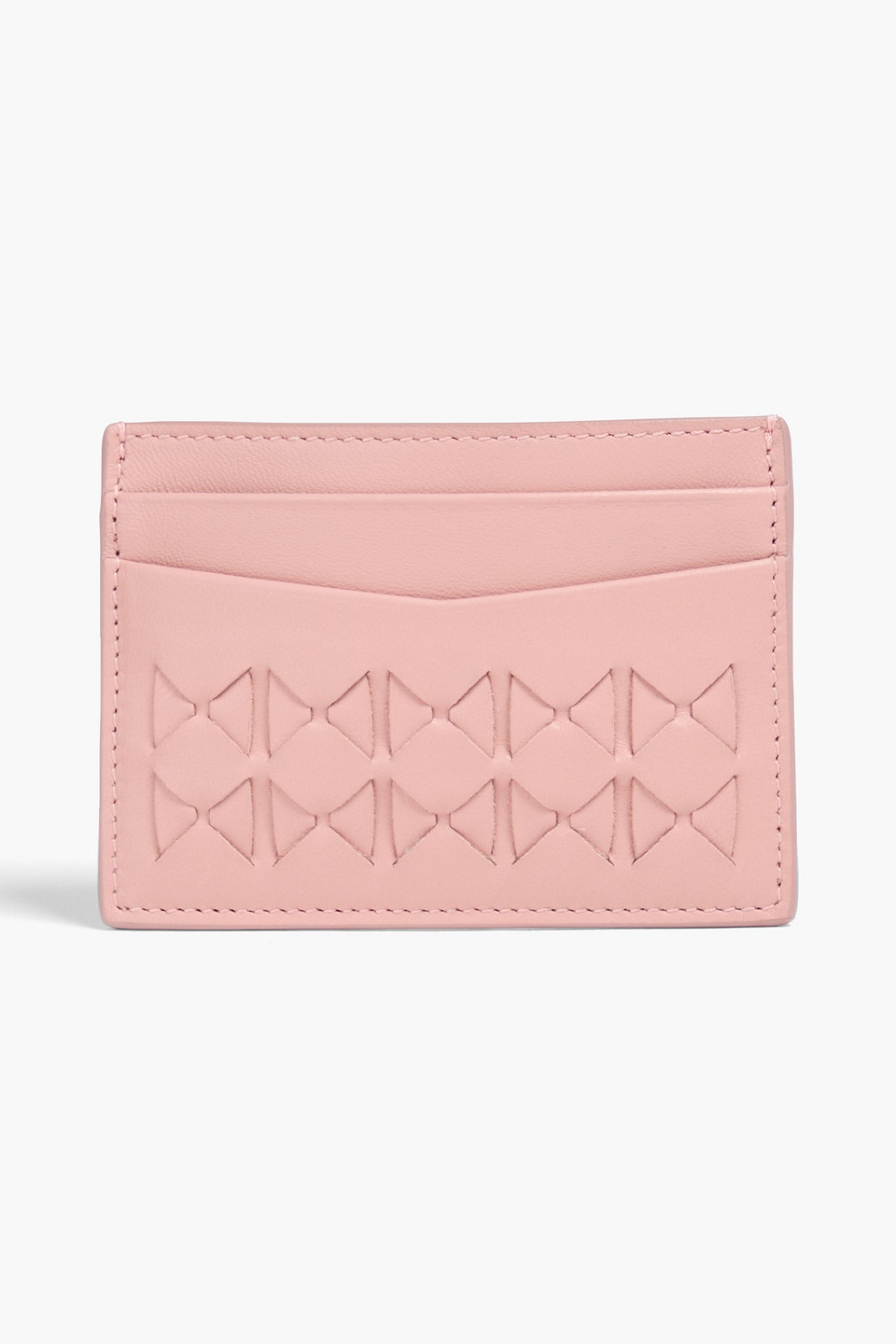Serapian Mosaico Woven Leather Cardholder