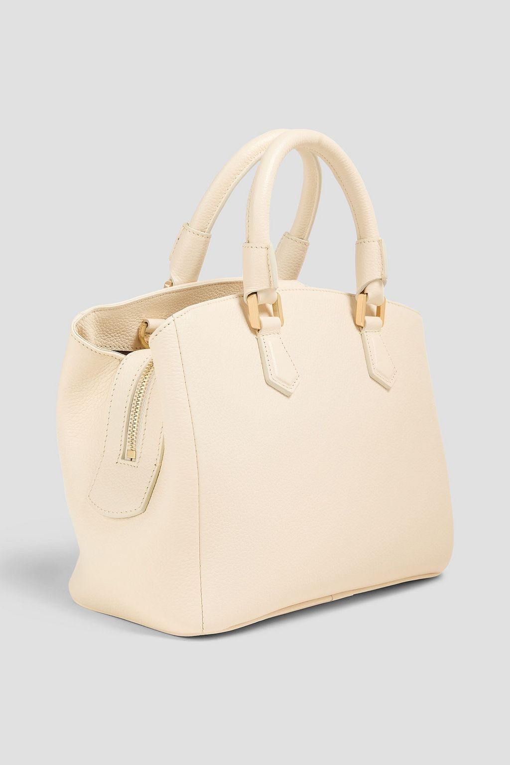 SERAPIAN Luna pebbled-leather tote