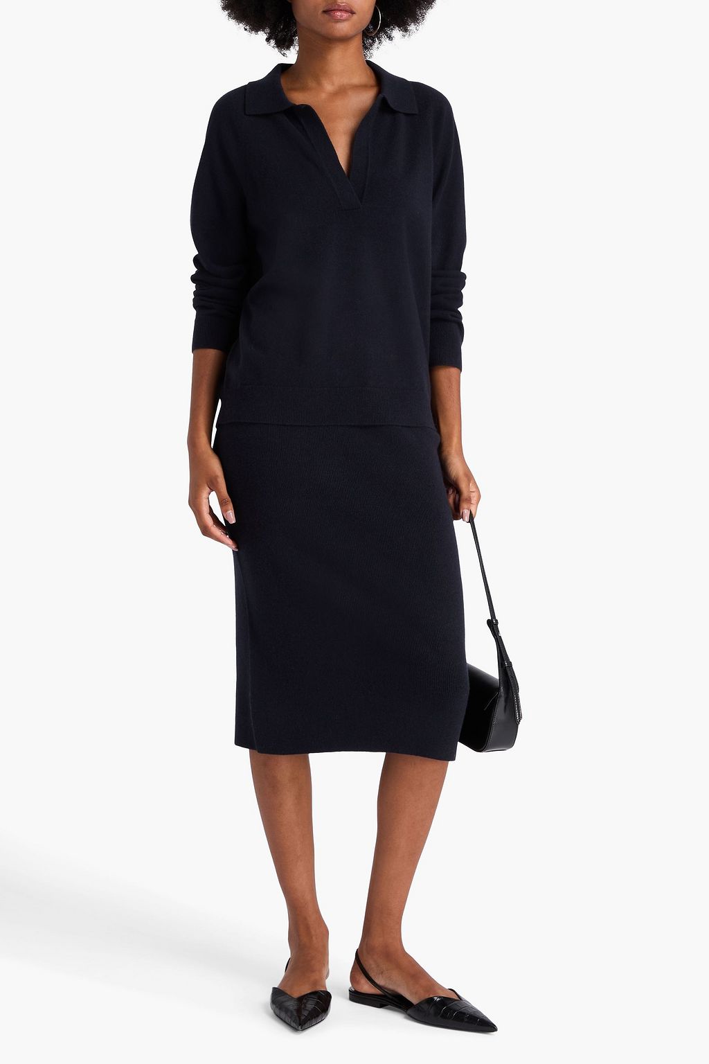 ARCH4 Gladiolus cashmere polo sweater