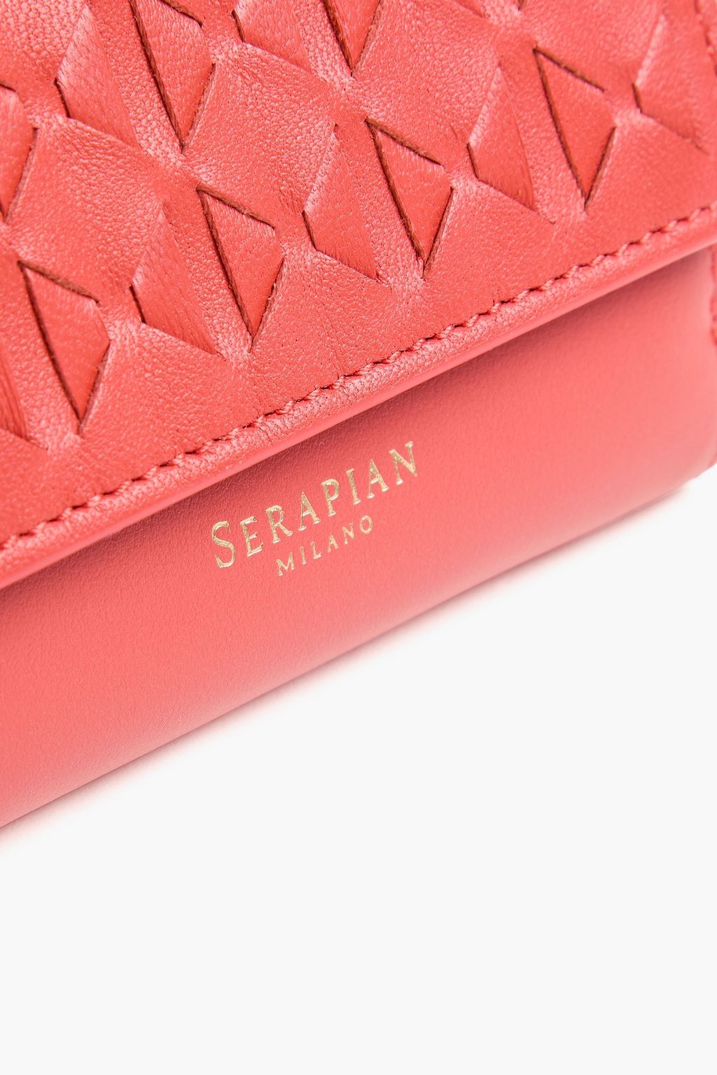 SERAPIAN 編み込みレザー ウォレット