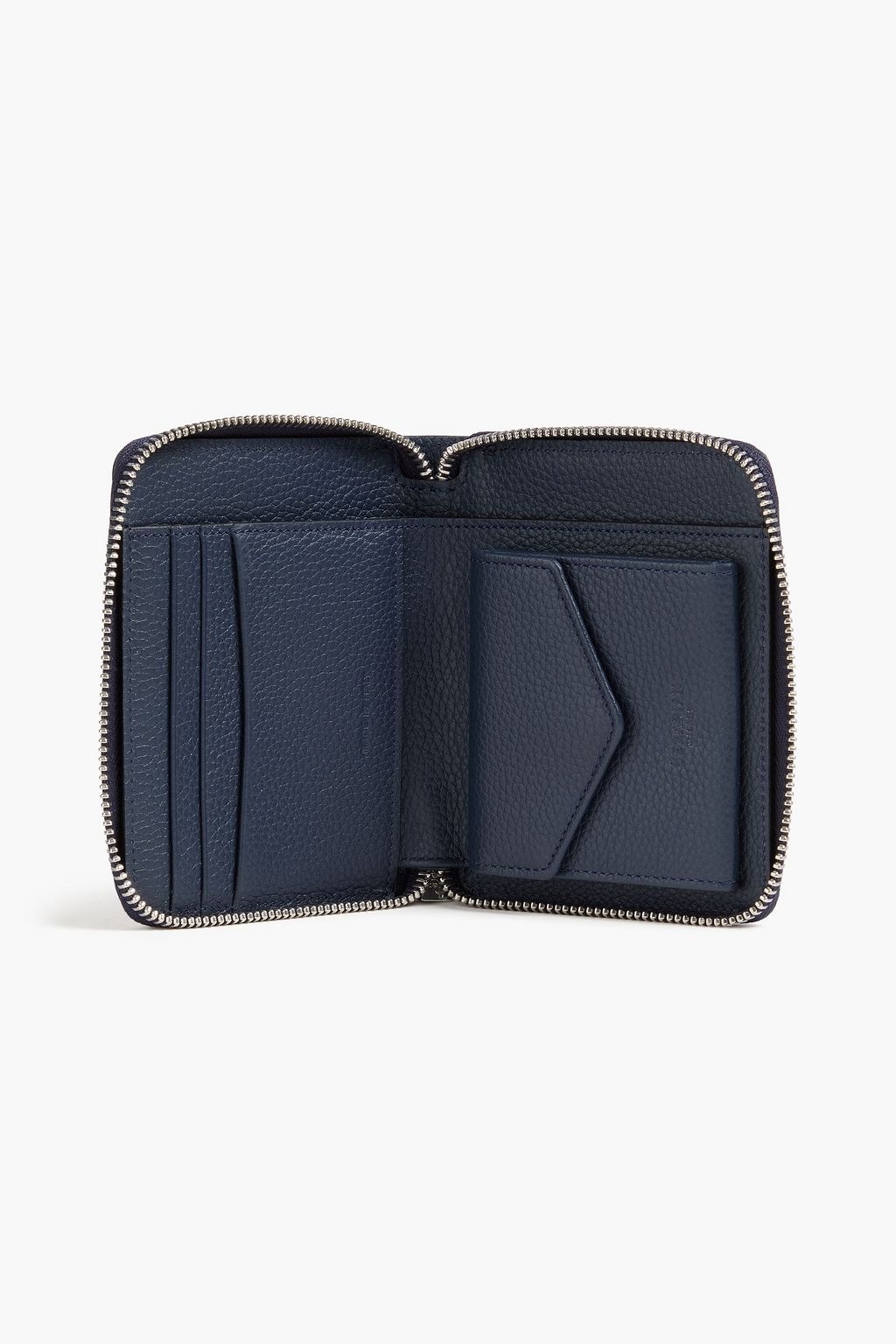 SERAPIAN ペブル加工レザー ウォレット