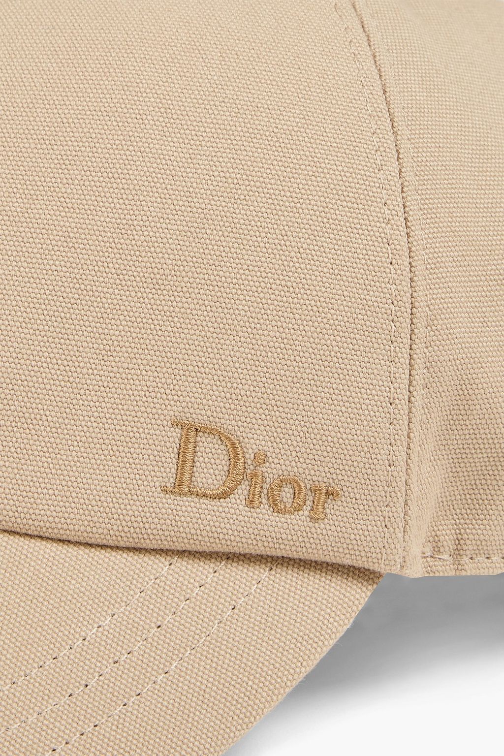 DIOR HOMME Logo-embroidered cotton-canvas baseball cap
