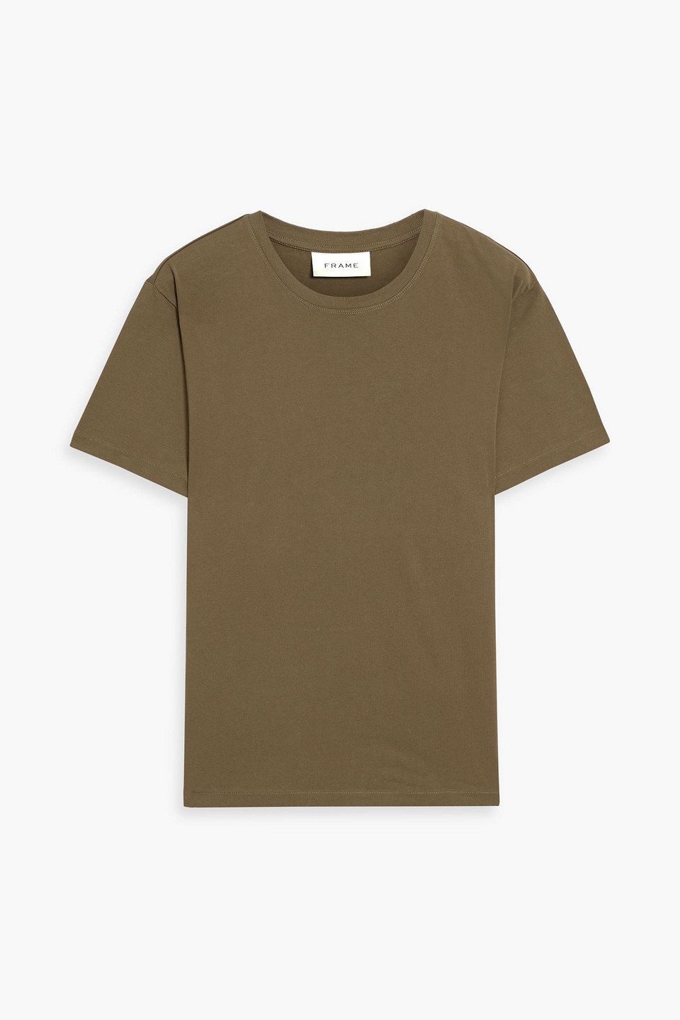 Frame Cotton-jersey T-shirt