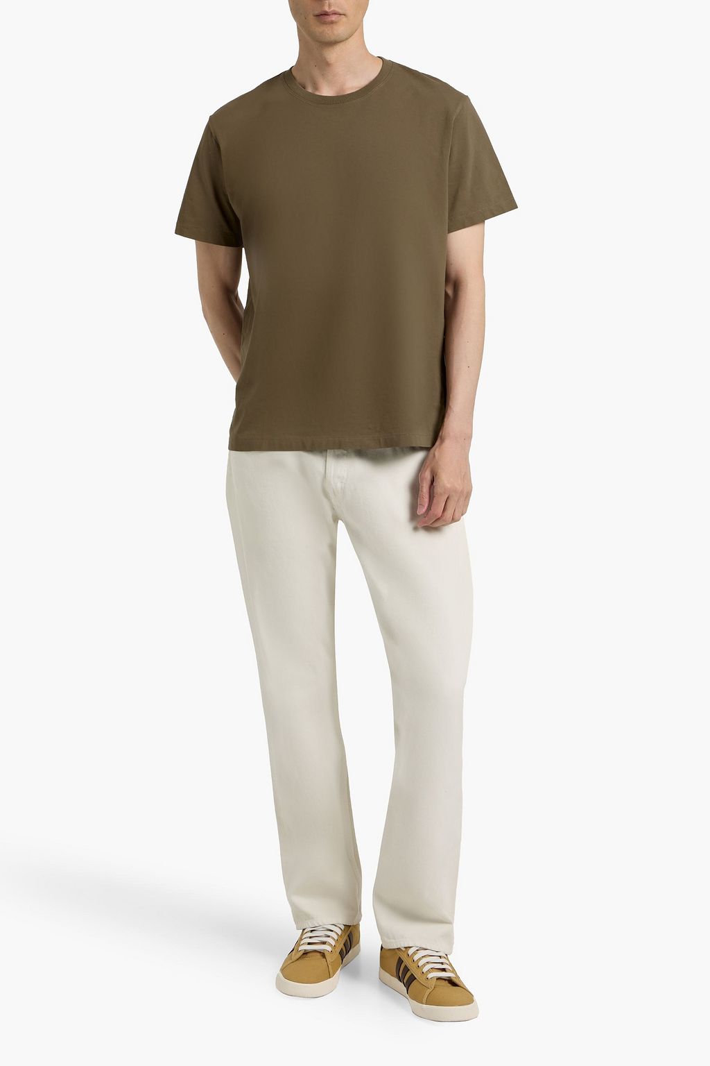 FRAME Cotton-jersey T-shirt