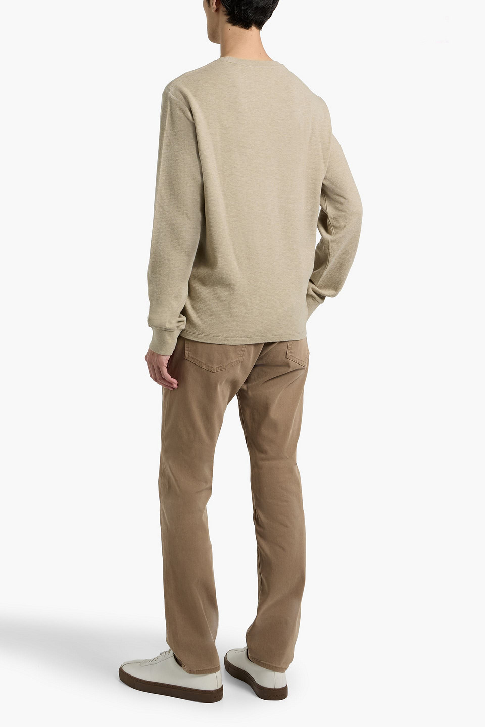 Frame Cotton-jersey T-shirt In Neutral
