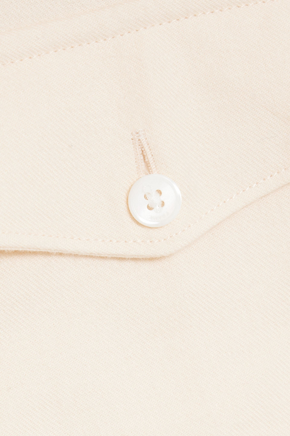 Frame Cotton And Merino Wool-blend Twill Shirt
