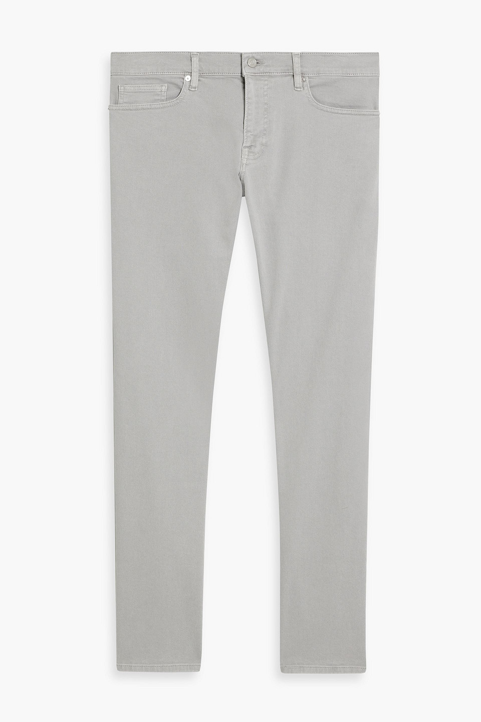 Frame L'homme Slim-fit Denim Jeans In Gray