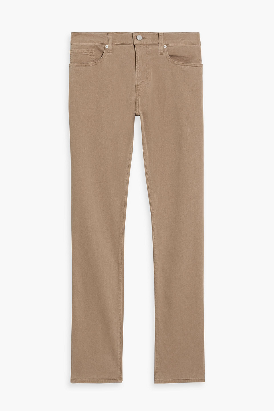Frame L'homme Slim Fit Jeans In Garage Grim In Brown