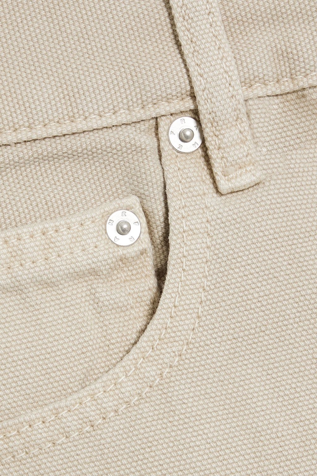 FRAME The Straight cotton-canvas jeans