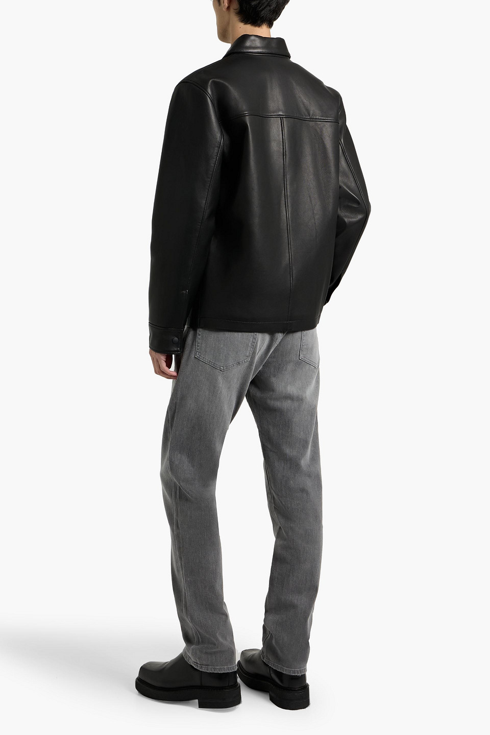 Frame Denim L'homme Vintage Dark Slim Jean In Gray