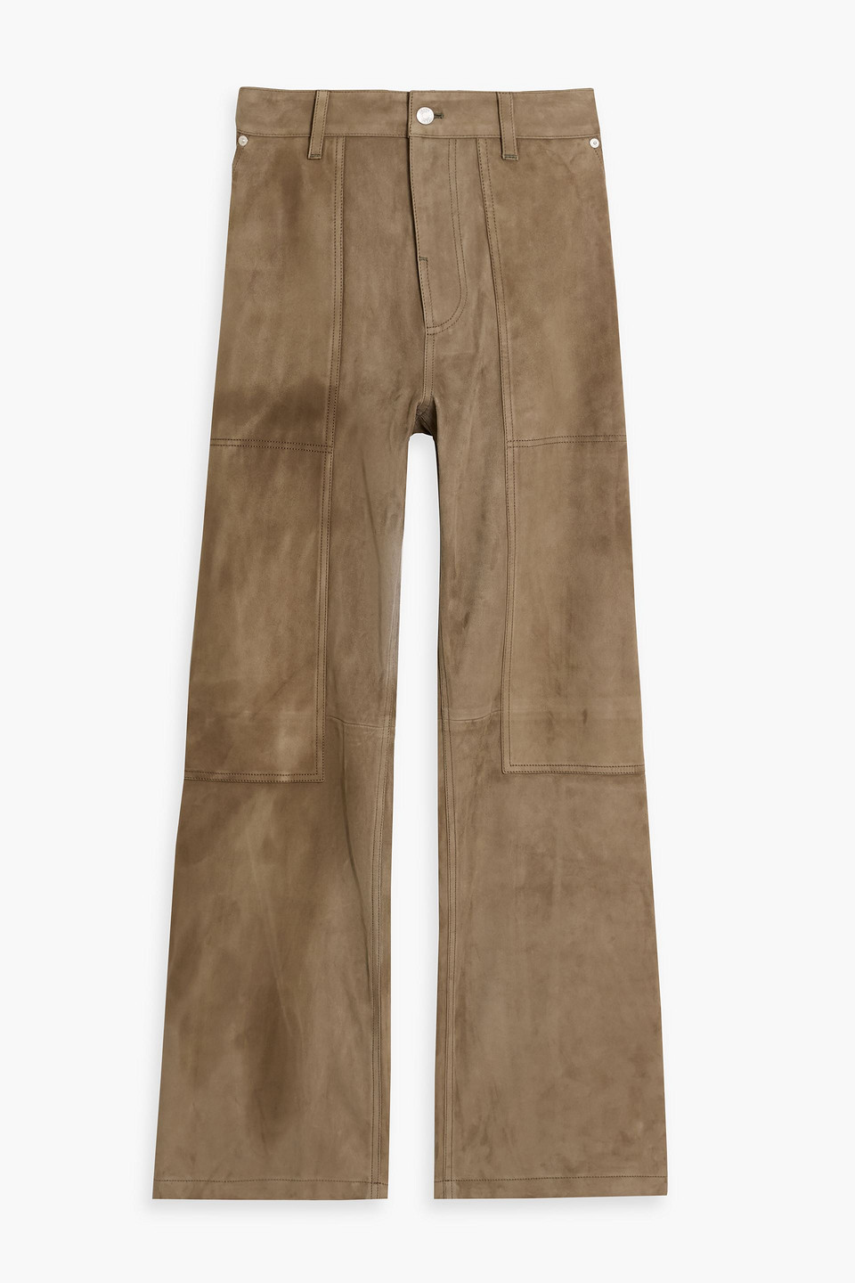 Frame Suede Pants In Brown