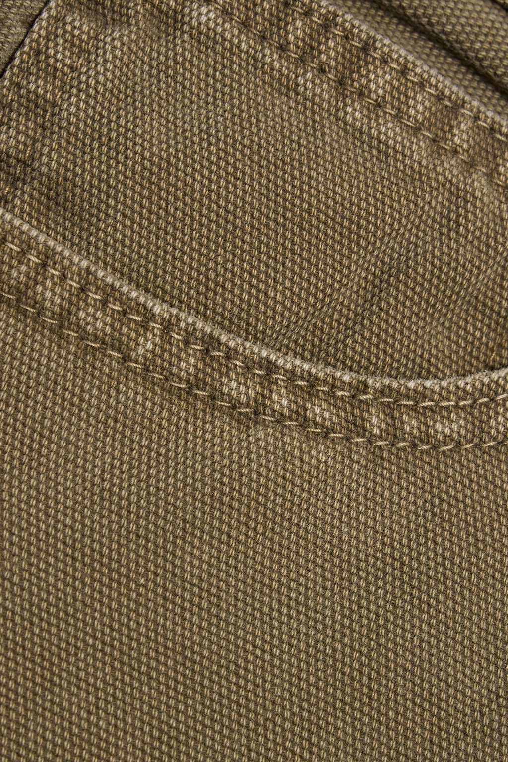 FRAME The Straight cotton-canvas jeans