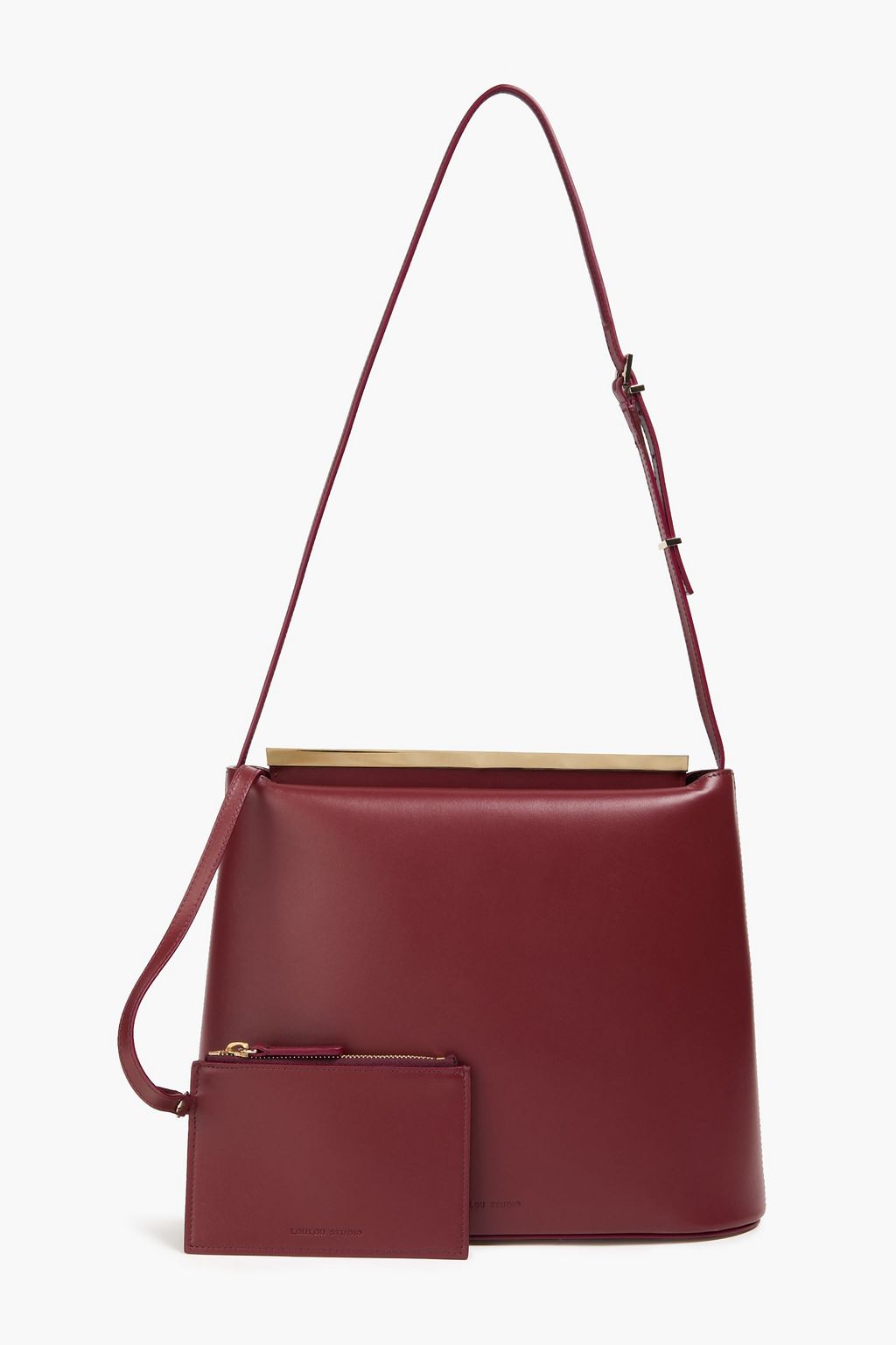 LOULOU STUDIO Linda レザー ショルダーバッグ