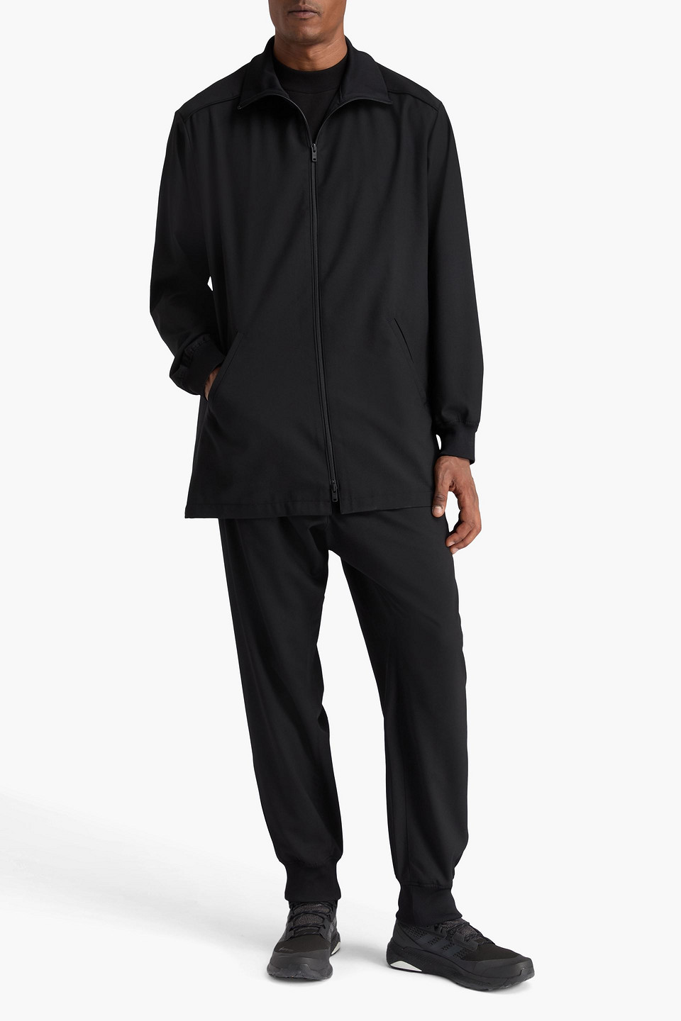  Y-3 - Jacke Aus Twill - Schwarz - Xs 