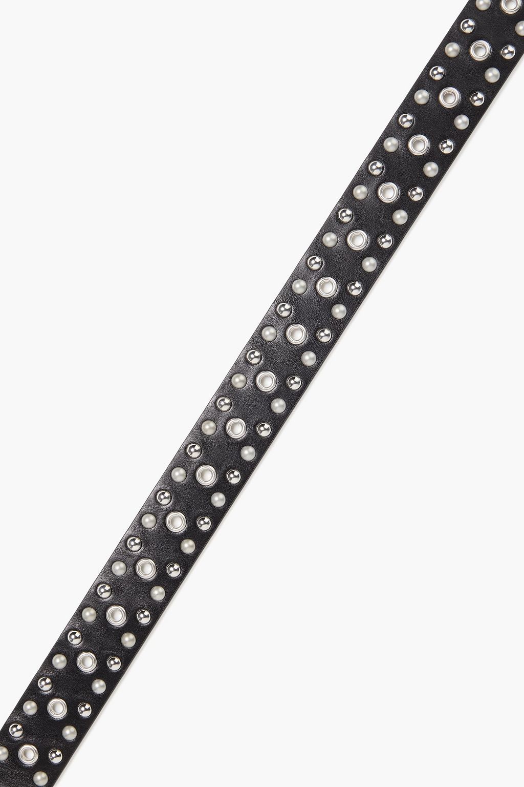 ISABEL MARANT Studded leather belt