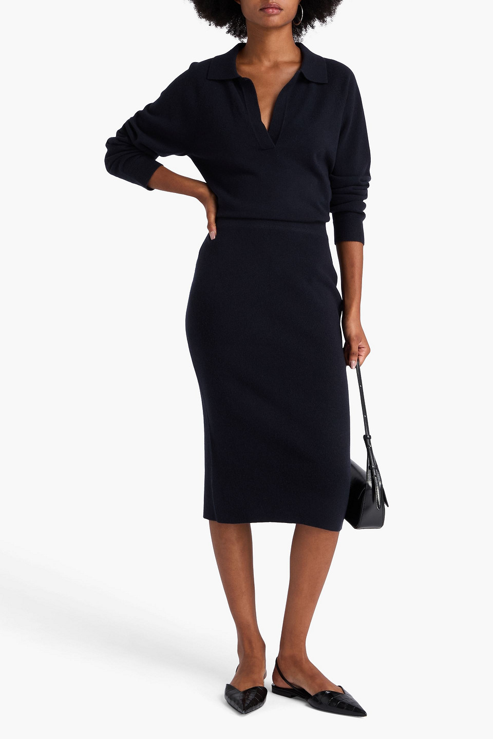  Arch4 - Honey Cashmere Skirt - Blue - Xs 