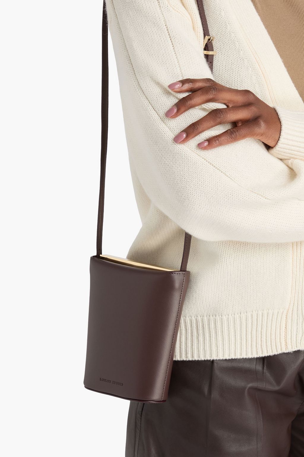 LOULOU STUDIO Lindsey レザー バケットバッグ