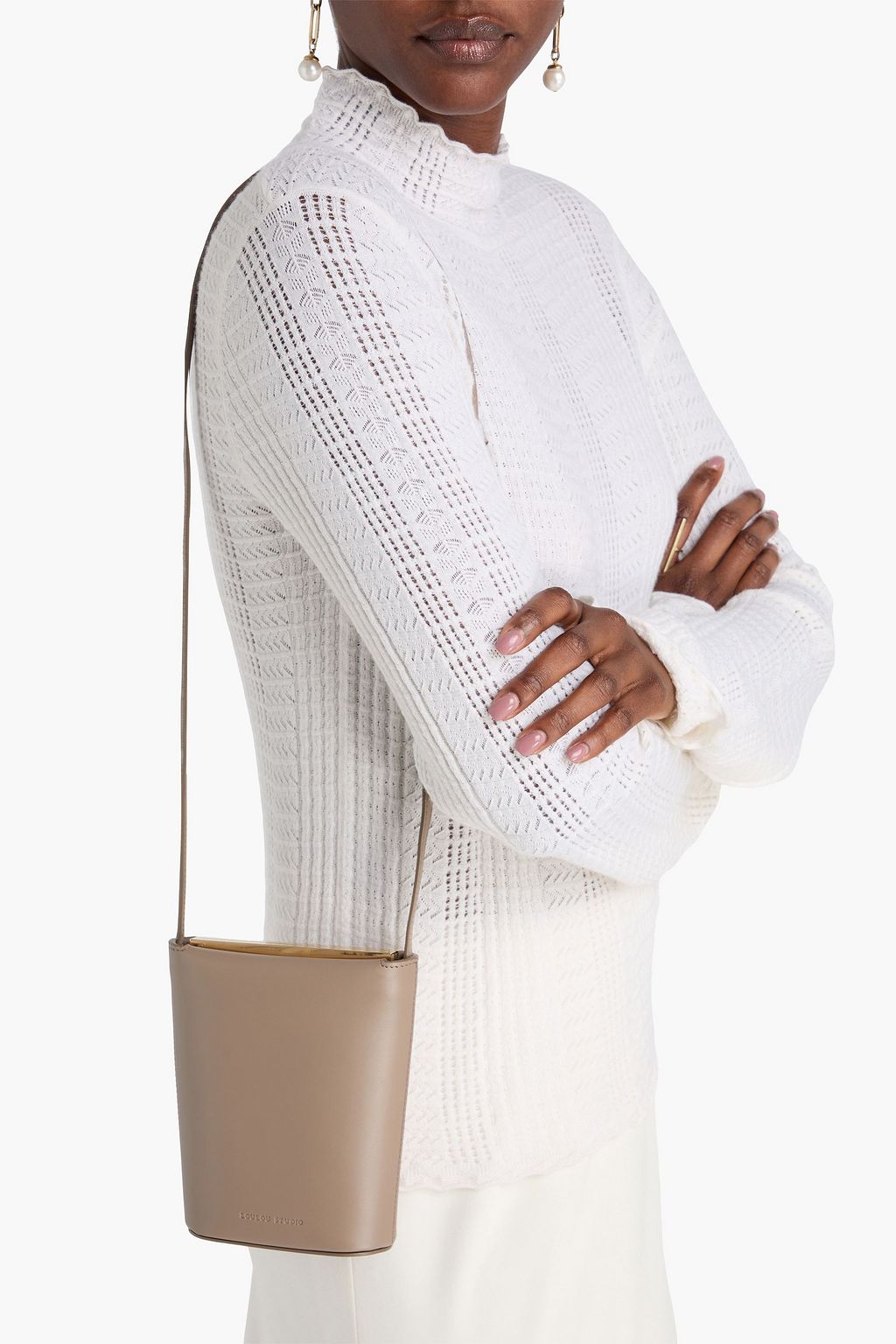 LOULOU STUDIO Lindsey レザー バケットバッグ