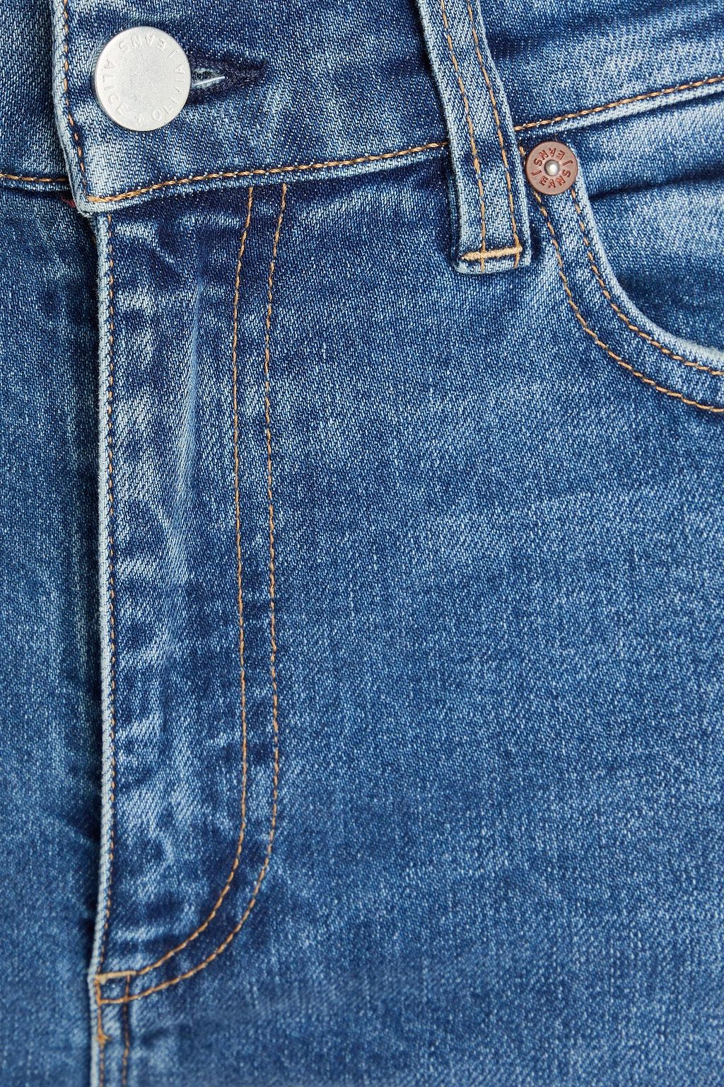 ALICE + OLIVIA JEANS SB Bell high-rise flared jeans