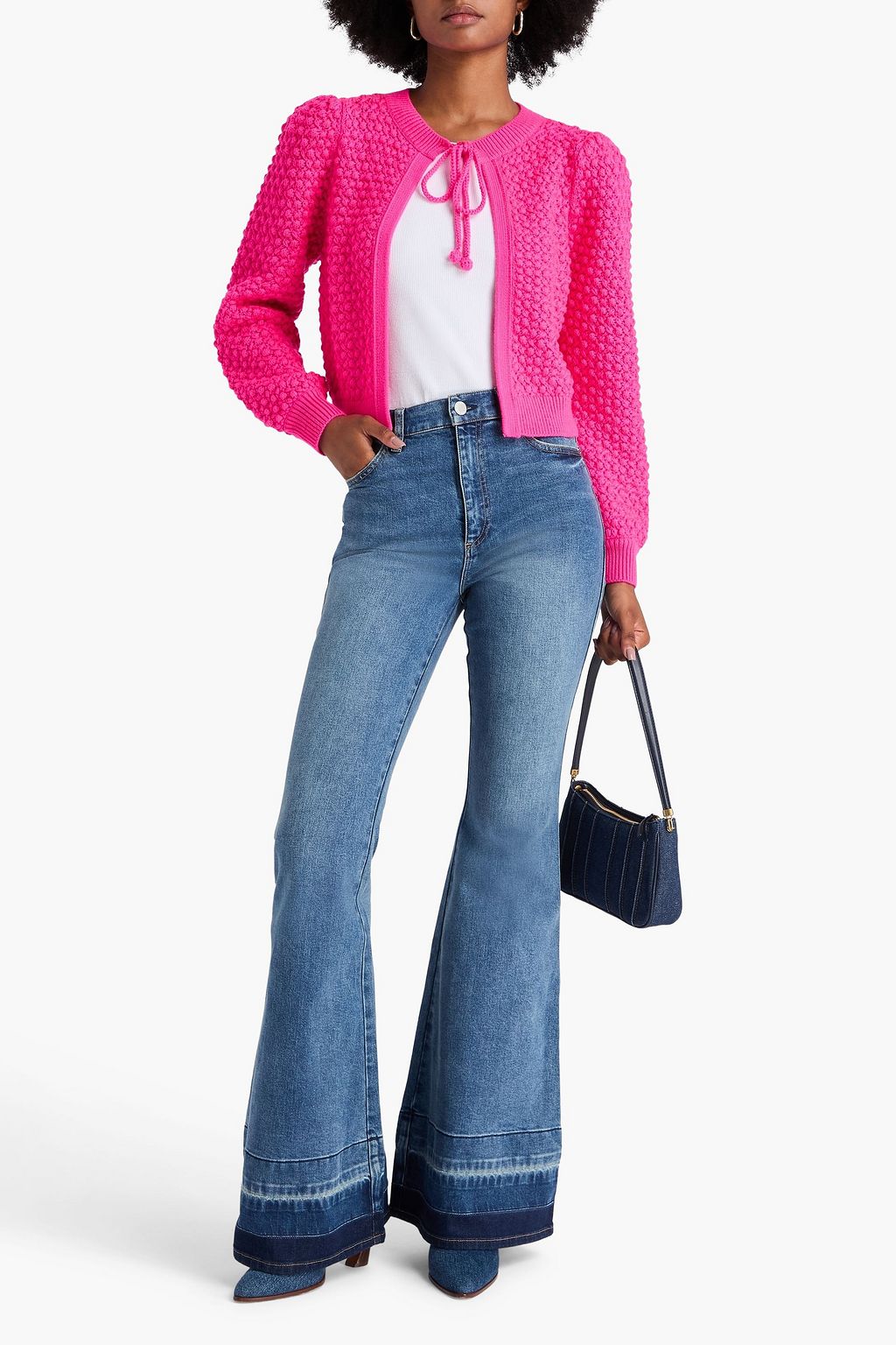 ALICE + OLIVIA JEANS SB Bell high-rise flared jeans
