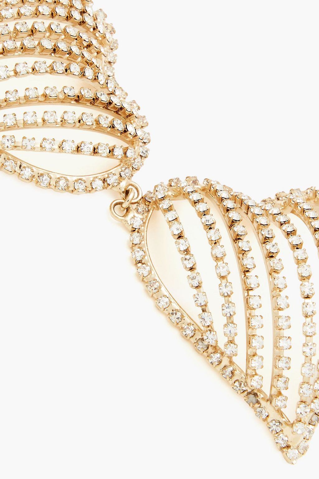 ROSANTICA Gold-tone crystal necklace