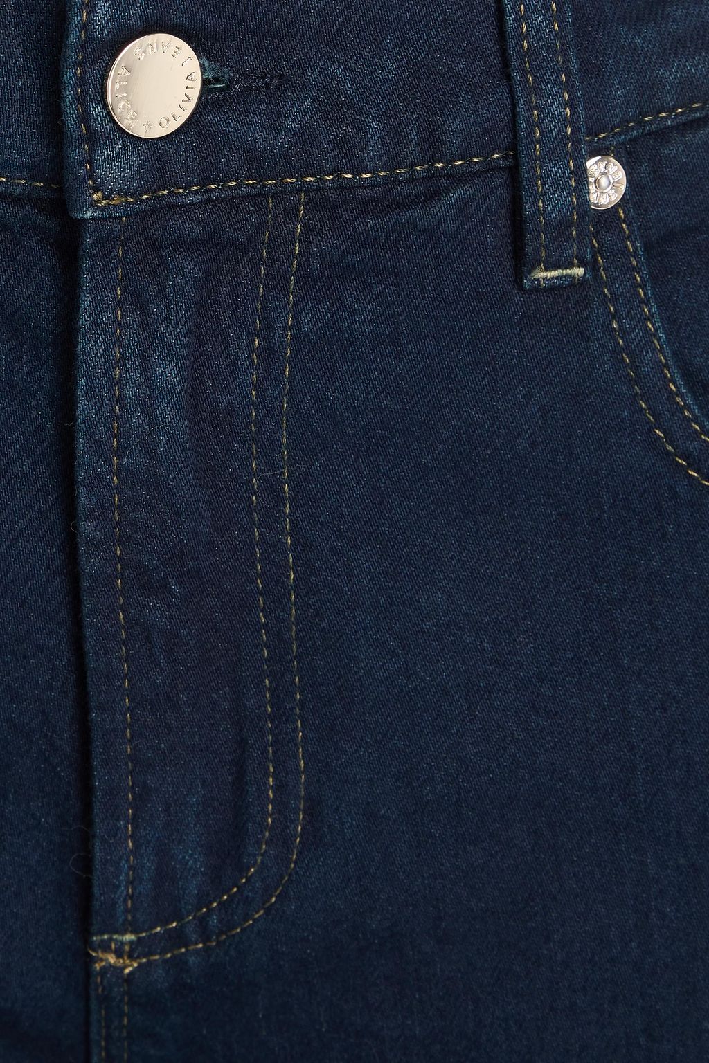ALICE + OLIVIA JEANS Trish mid-rise wide-leg jeans