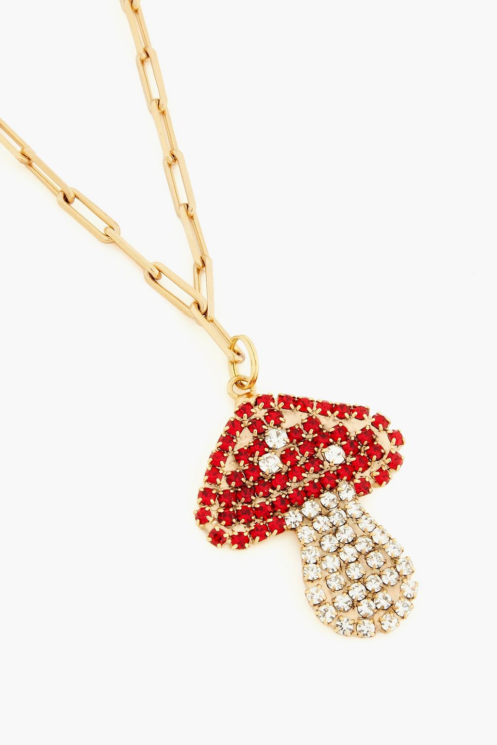 ROSANTICA Gold-tone crystal necklace