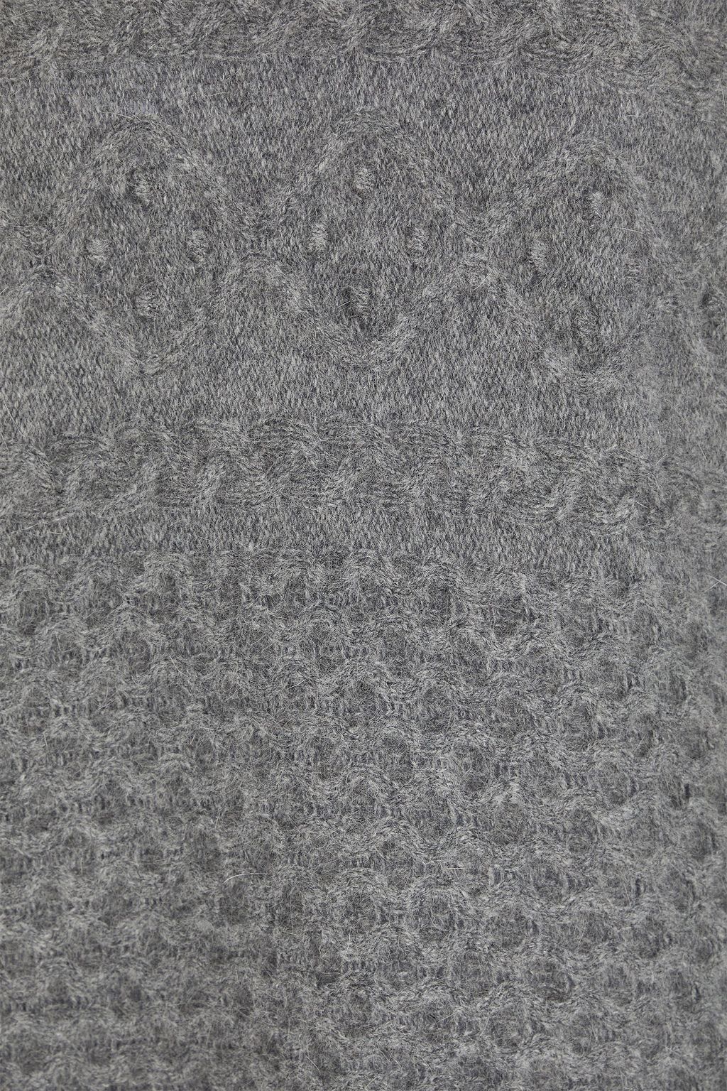 LOULOU STUDIO Omaha cable-knit wool-blend sweater