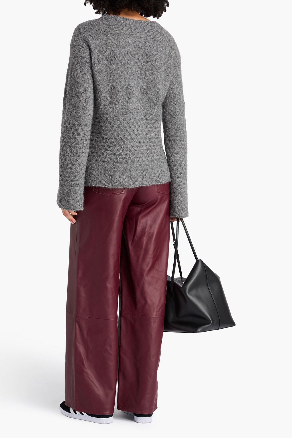 LOULOU STUDIO Omaha cable-knit wool-blend sweater