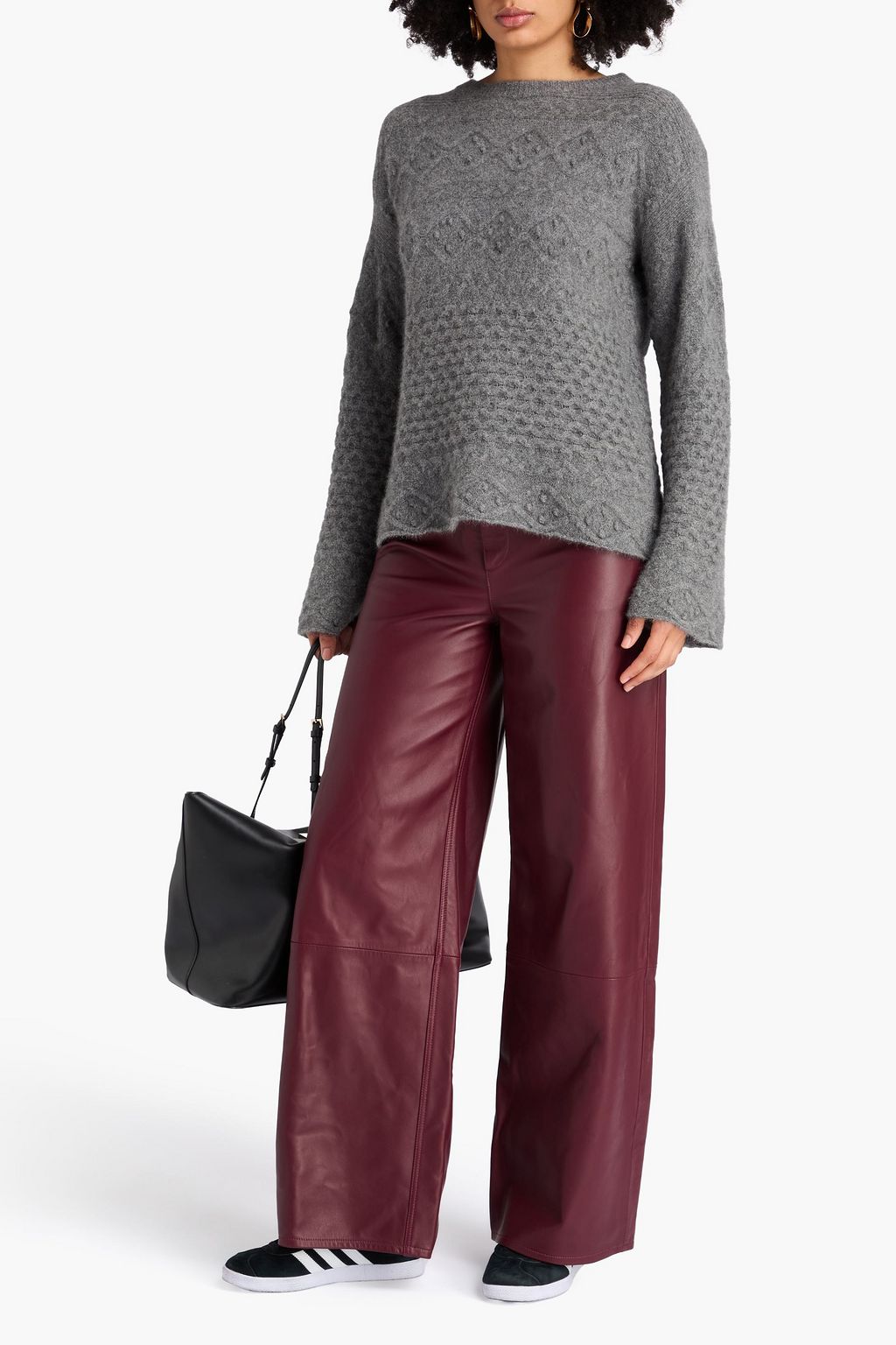 LOULOU STUDIO Omaha cable-knit wool-blend sweater