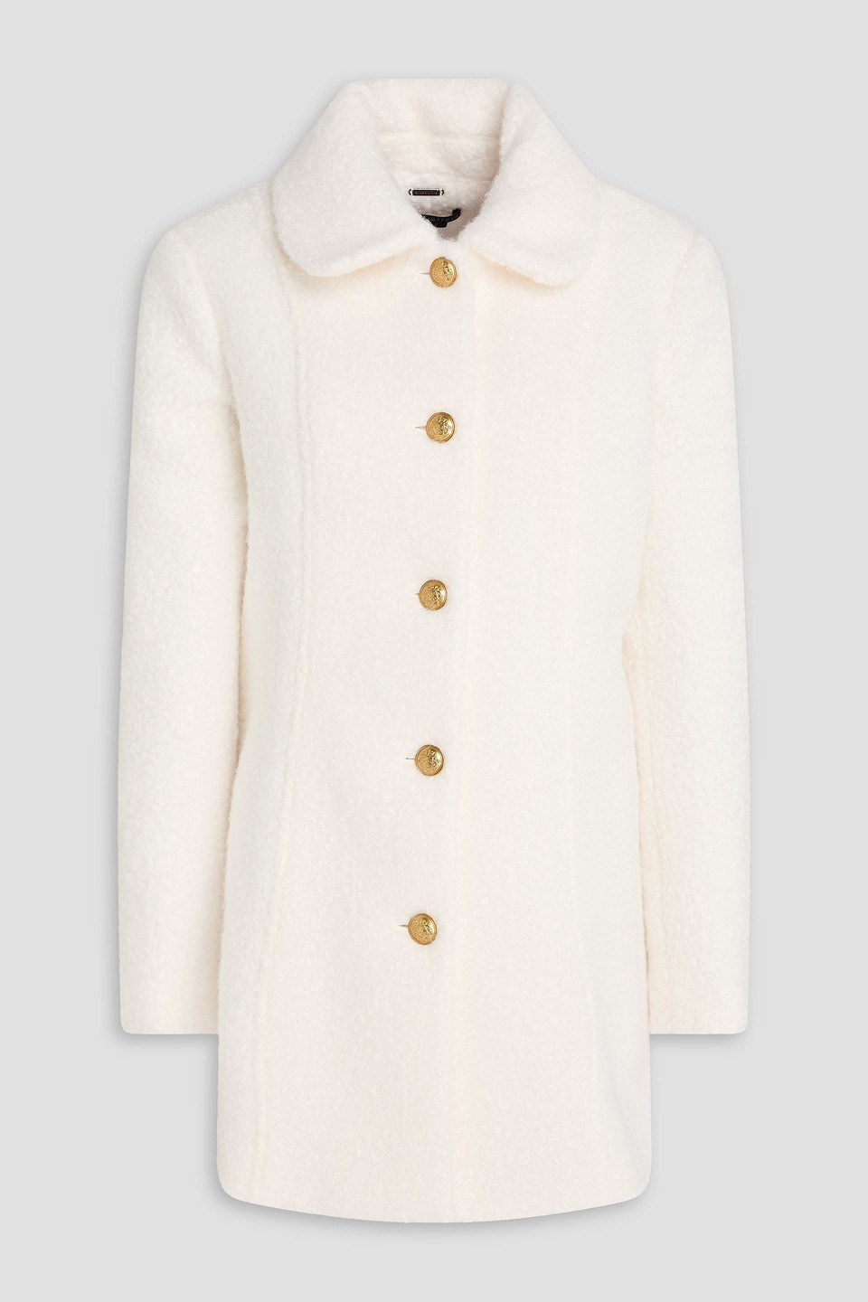 Alice And Olivia Purcell A-line Peacoat In White