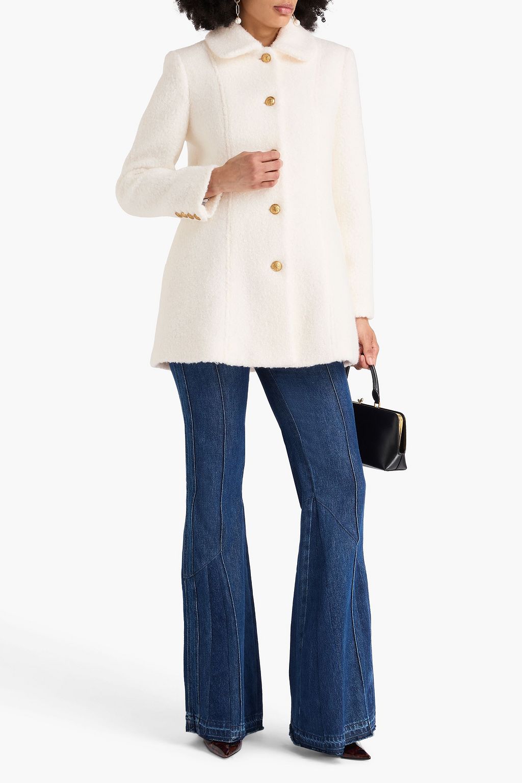 ALICE + OLIVIA Purcell bouclé coat
