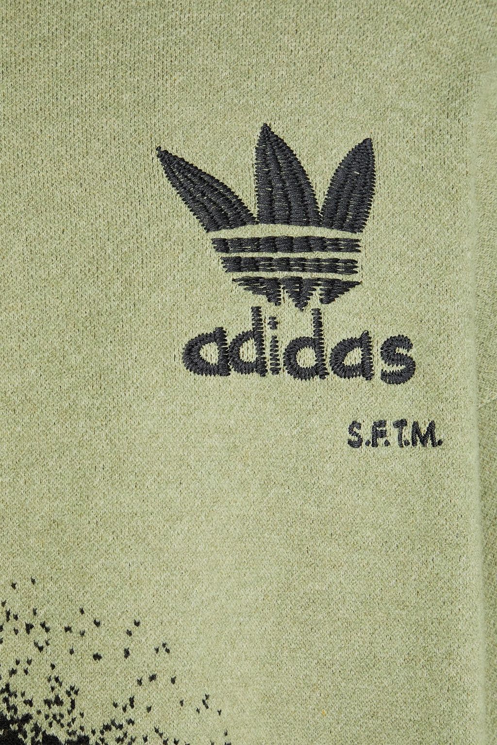 ADIDAS ORIGINALS X SONG FOR THE MUTE كنزة رياضية من نسيج محبوك بحبكة الجاكار بتصميم مطرّز