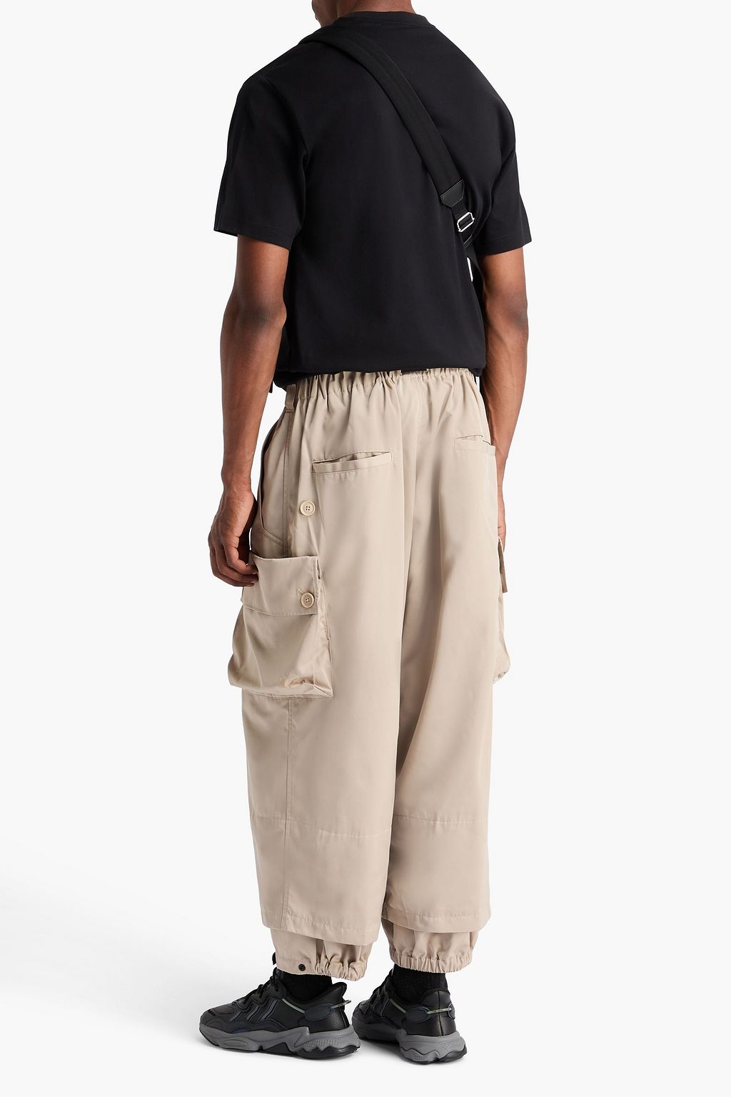 Y-3 بنطلون كارغو من التويل