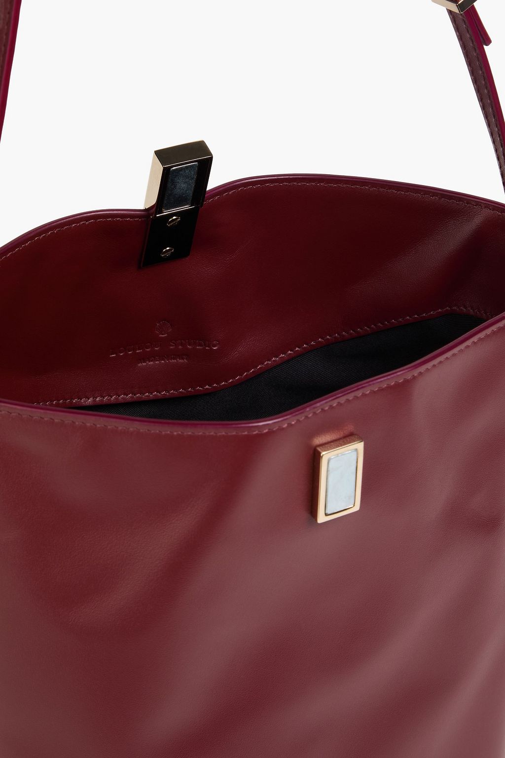 LOULOU STUDIO Cate Beuteltasche aus Leder