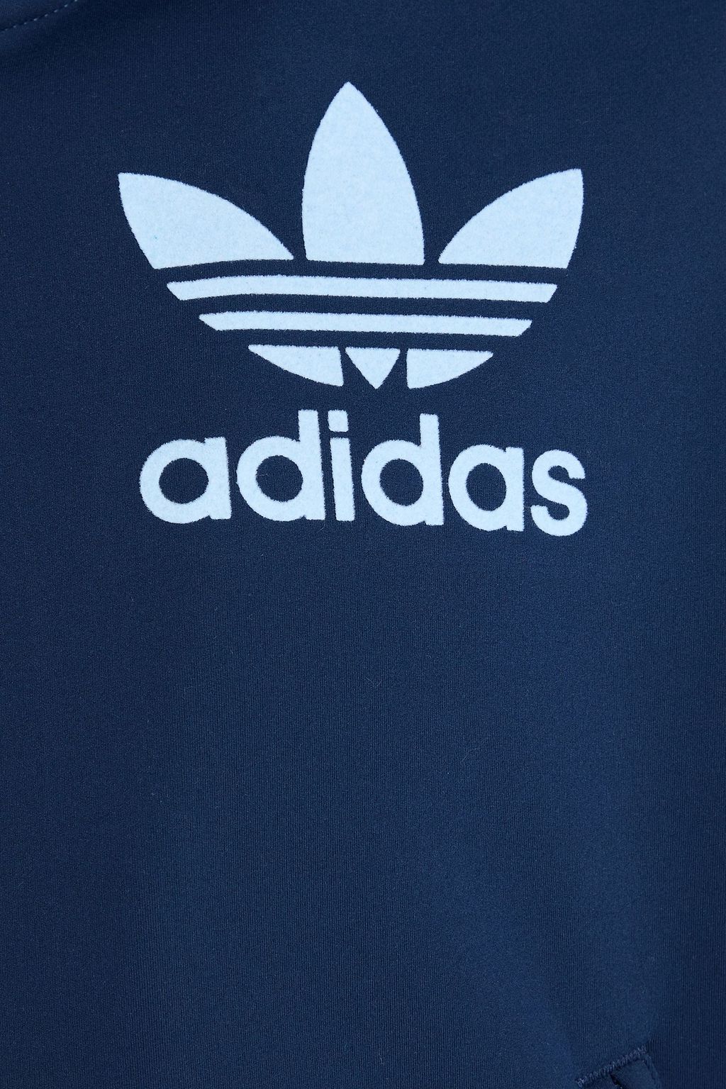 ADIDAS ORIGINALS BY WALES BONNER كنزة هودي من الصوف الناعم بسحاب وبطبعات