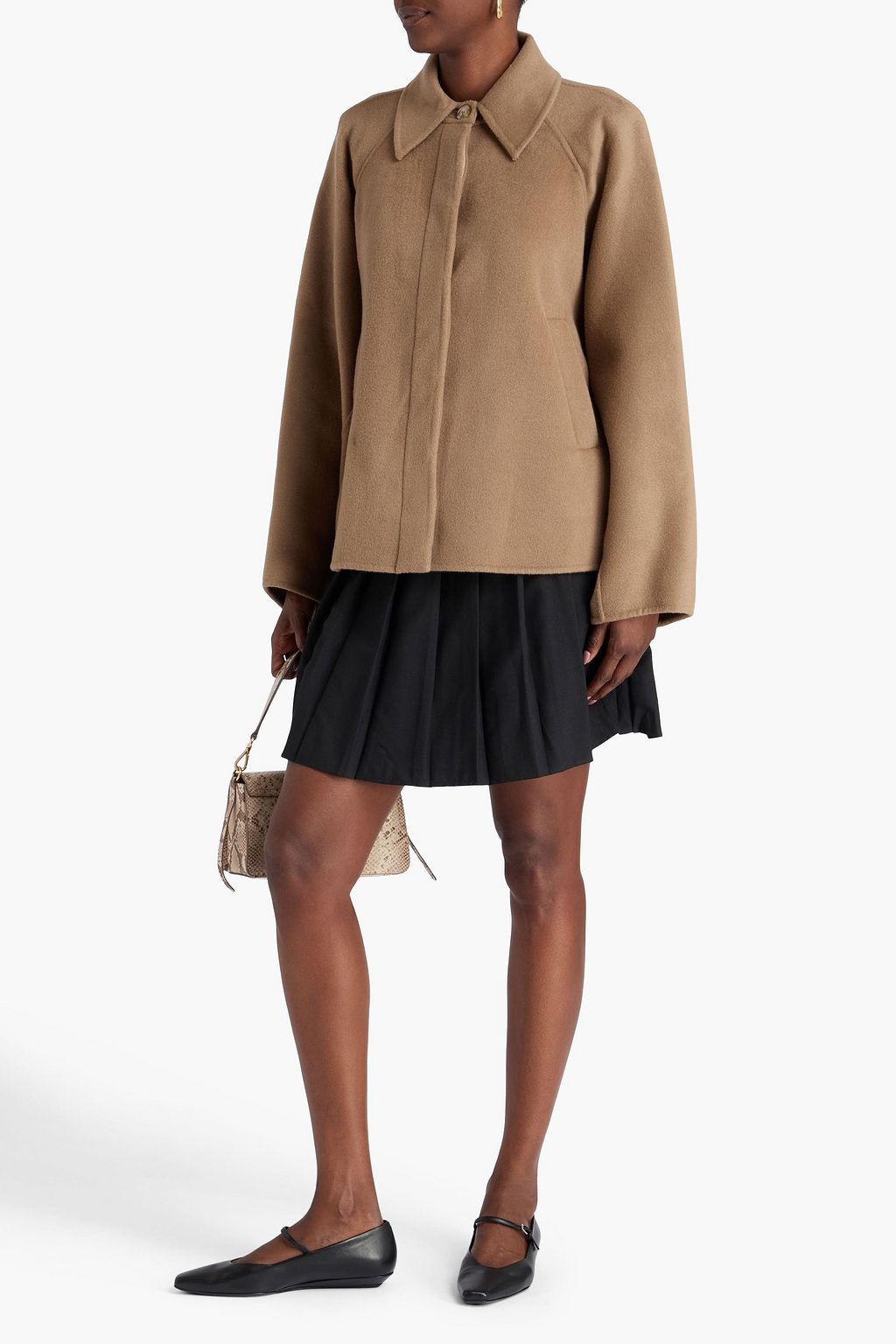 LOULOU STUDIO Camila wool and cashmere-blend felt coat