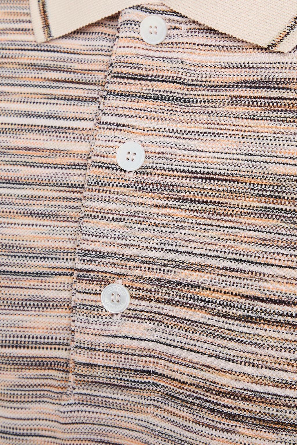 MISSONI コットンピケ ポロシャツ スペースダイ