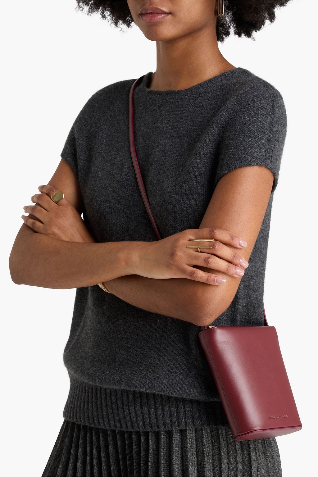 LOULOU STUDIO Lindsey レザー バケットバッグ