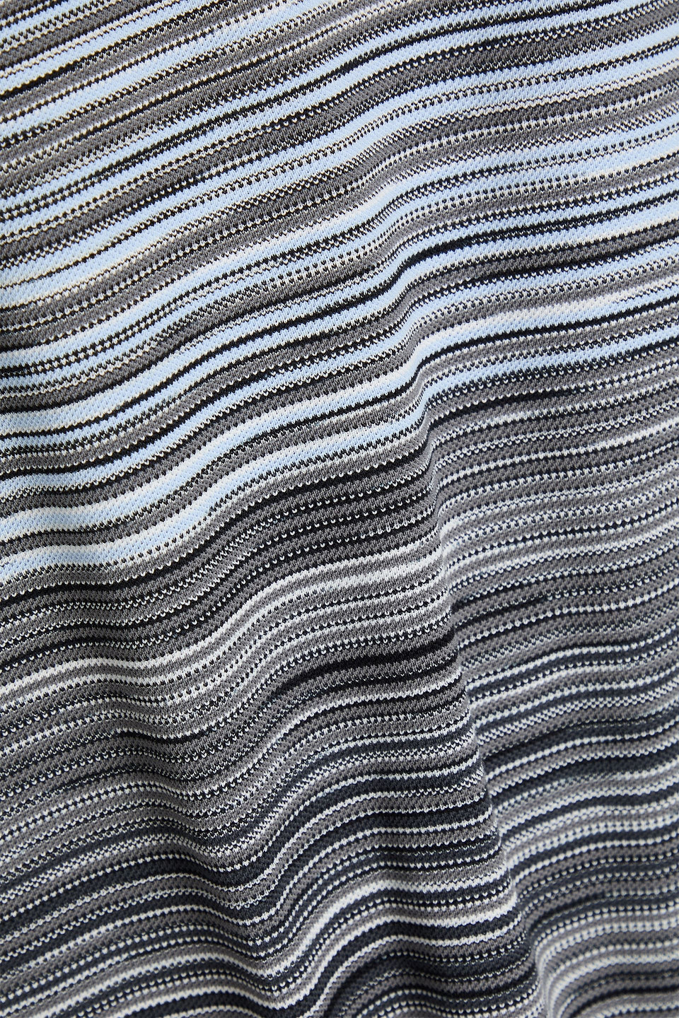 Missoni Space-dyed Cotton-piqué Polo Shirt In Multi